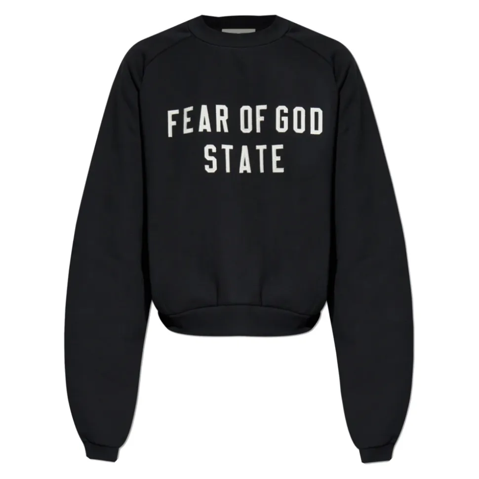 Sweatshirt mit gesticktem Logo