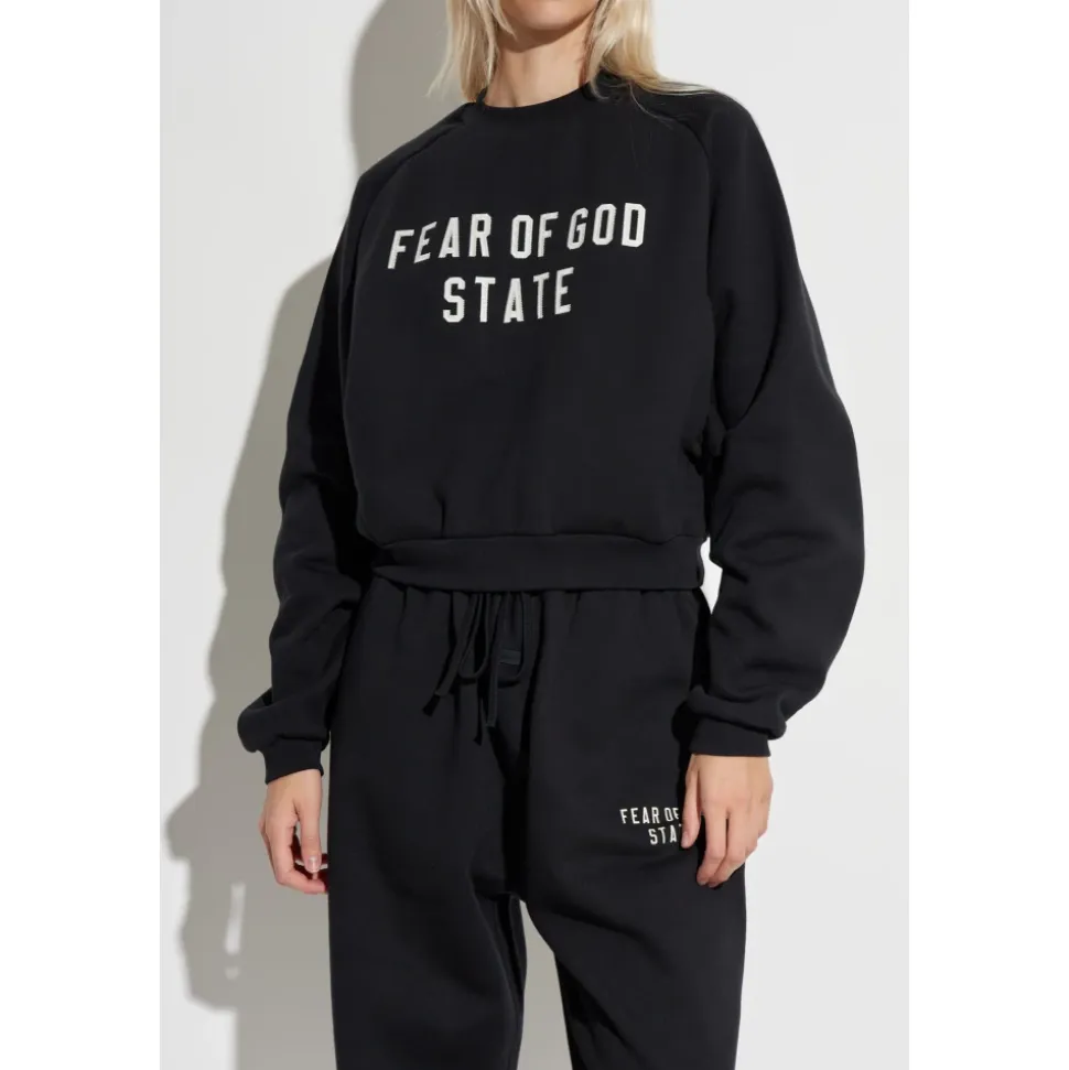 Sweatshirt mit gesticktem Logo