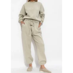 Sweatshirt mit kurzem Stehkragen