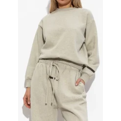 Sweatshirt mit kurzem Stehkragen