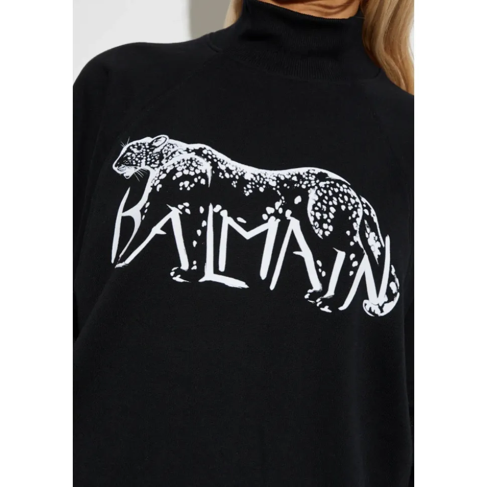 Sweatshirt mit Stehkragen