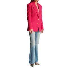 Taillierter Blazer mit 2 Knöpfen und betonter Taille