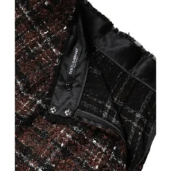 Tartan Tweed Bleistiftrock