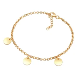 Three Coin Anhänger Armband