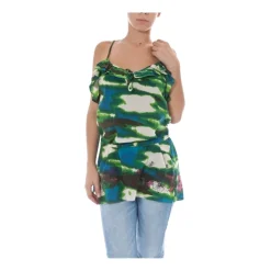 TieDye VNeck Blouse