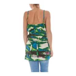 TieDye VNeck Blouse