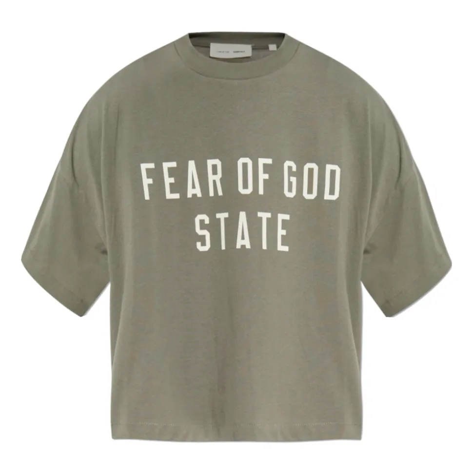 T-Shirt mit aufgedrucktem Logo