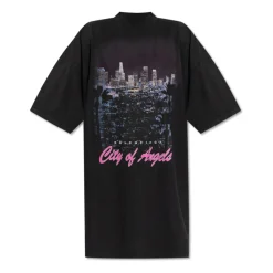 T-Shirt mit buntem Druck