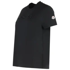 T-Shirt mit geripptem Rundhalsausschnitt