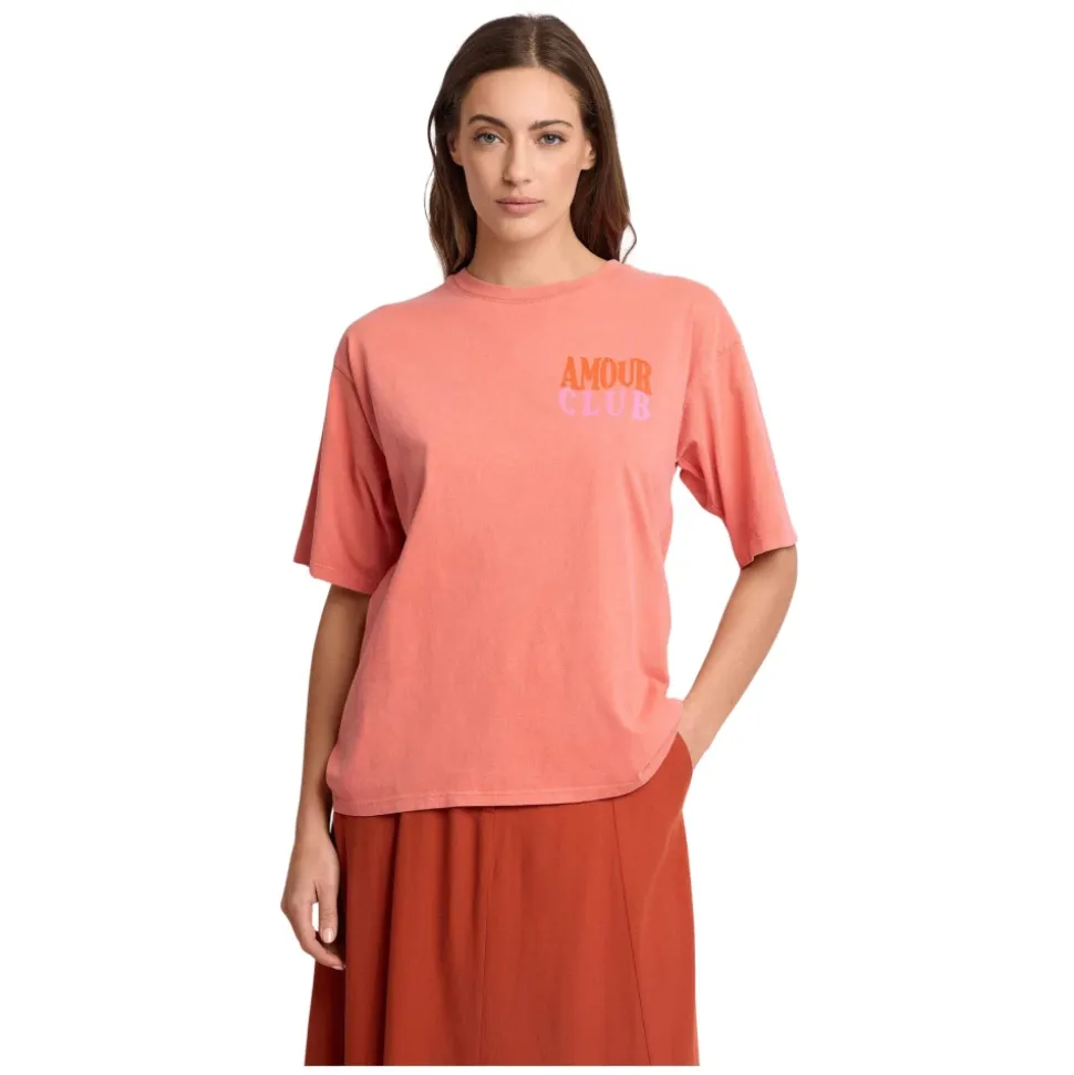 T-Shirt mit Maxi-Print auf der Rückseite