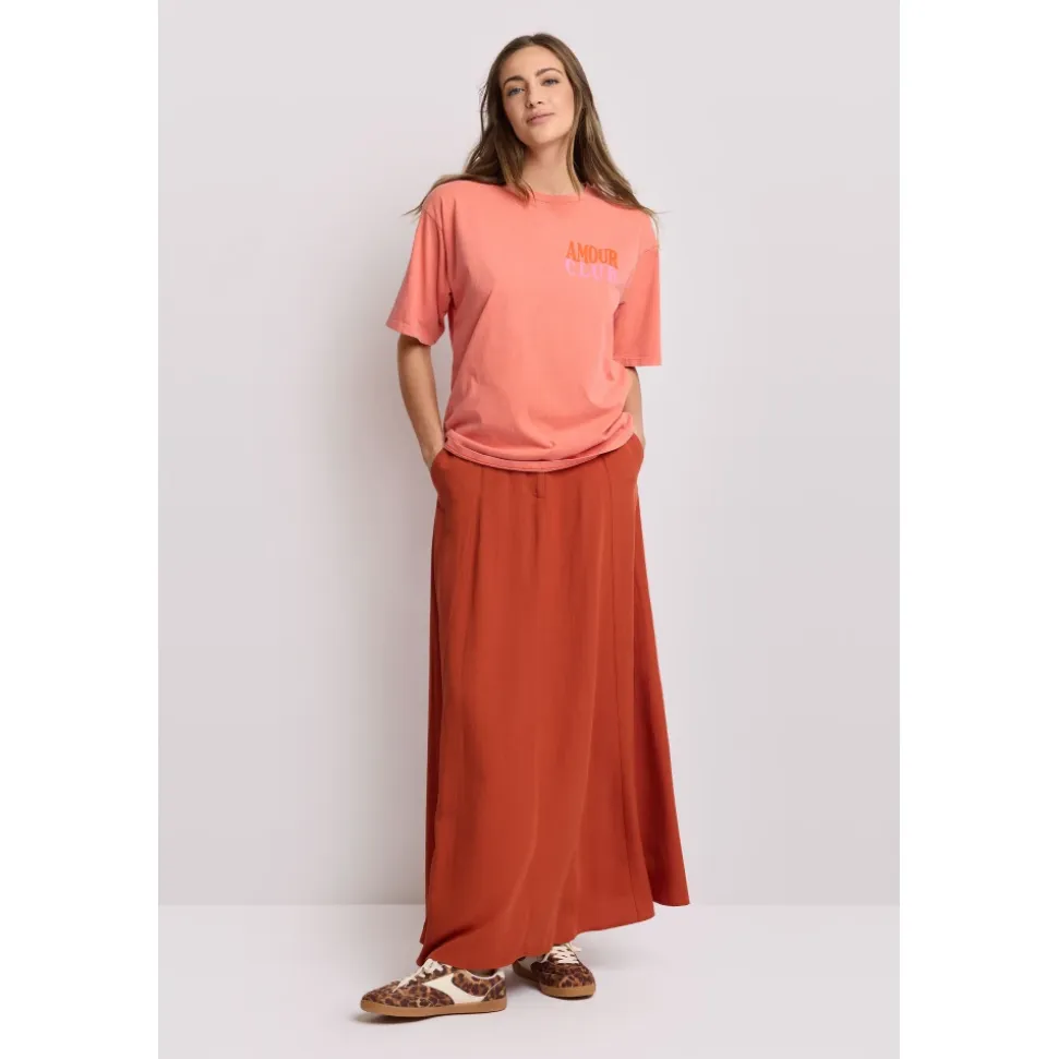 T-Shirt mit Maxi-Print auf der Rückseite