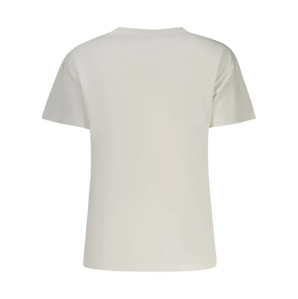 T-Shirt mit Strass-Details und kurzen Ärmeln