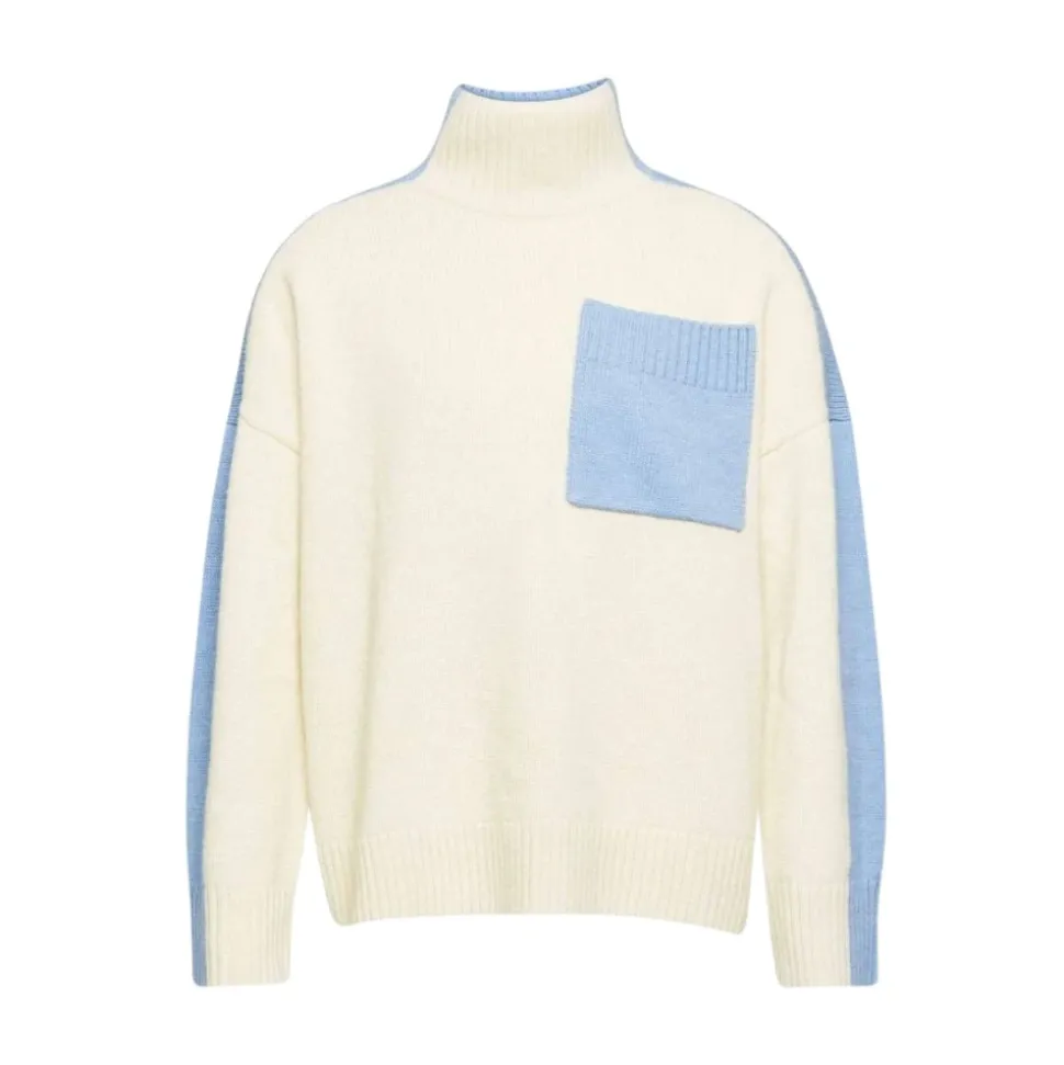 Two Tone Patch Pocket Jumper