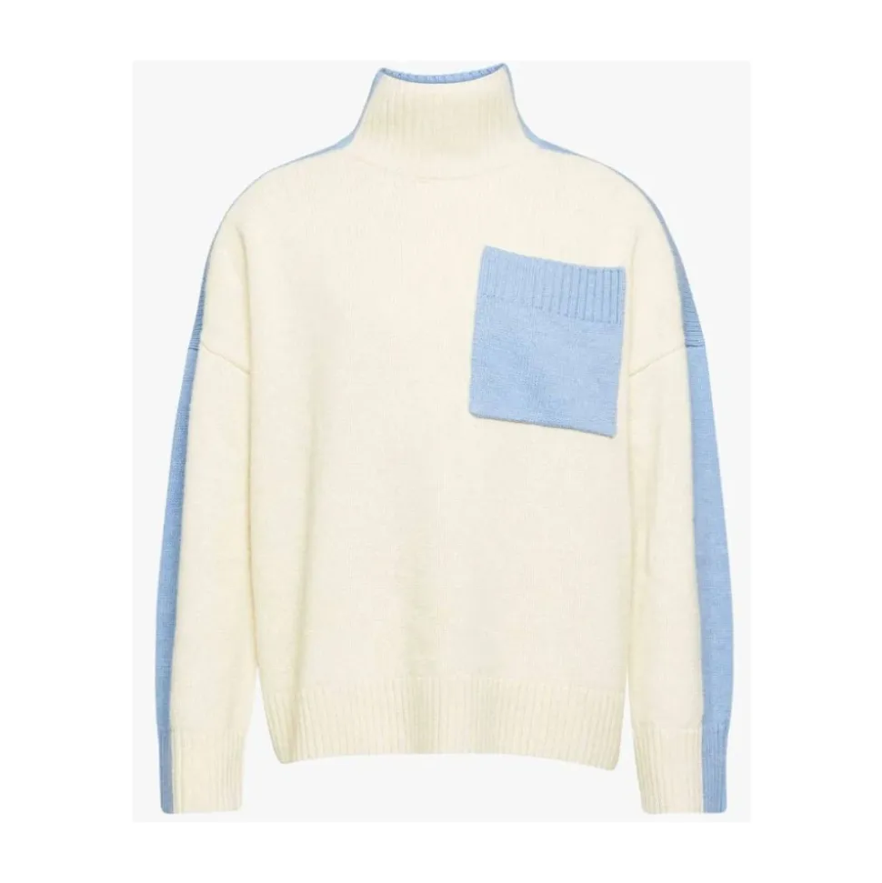Two Tone Patch Pocket Jumper