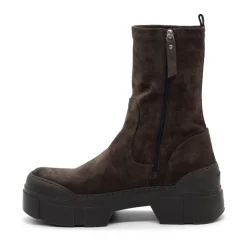 V14 Roccia – Dunkelbraune Stretch-Stiefelette