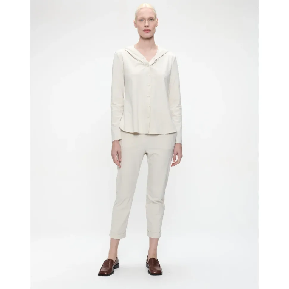 Veronica Brush Tech Jersey Bluse