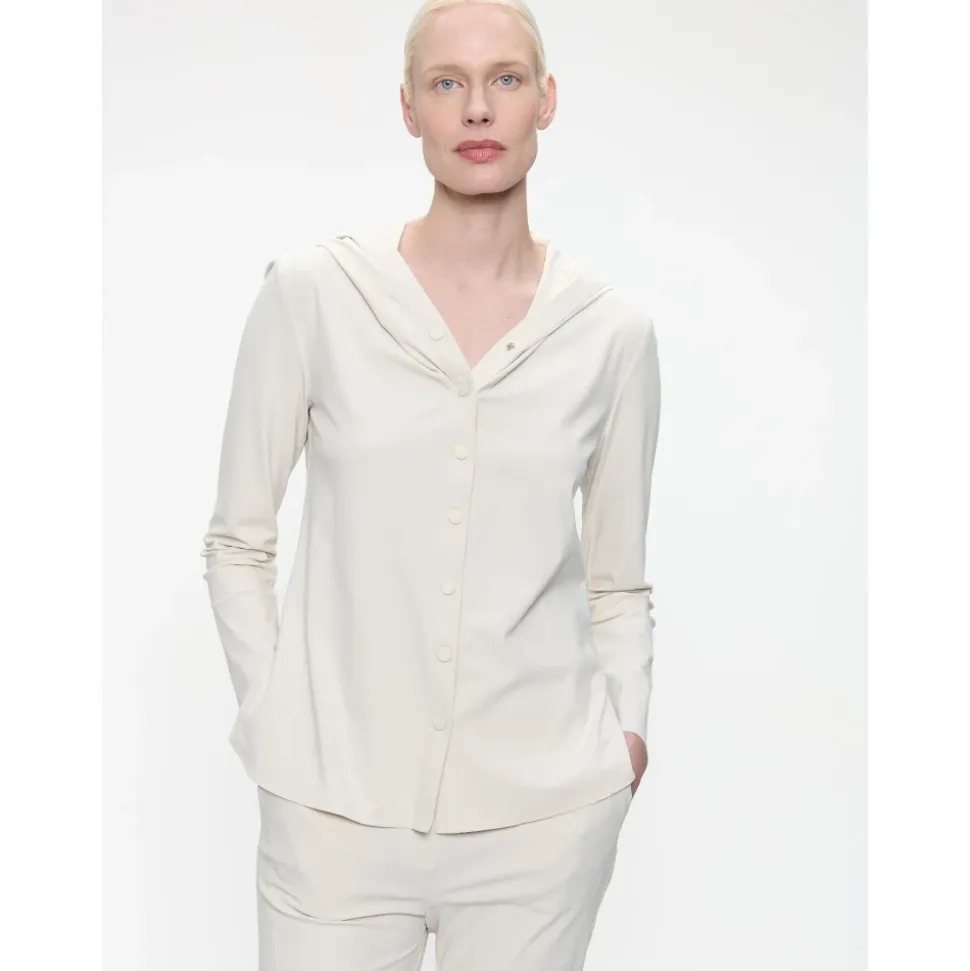 Veronica Brush Tech Jersey Bluse