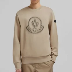 Verschwommener Logo-Sweatshirt