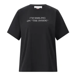 Verspieltes Slogan T-Shirt aus weicher Bio-Baumwolle
