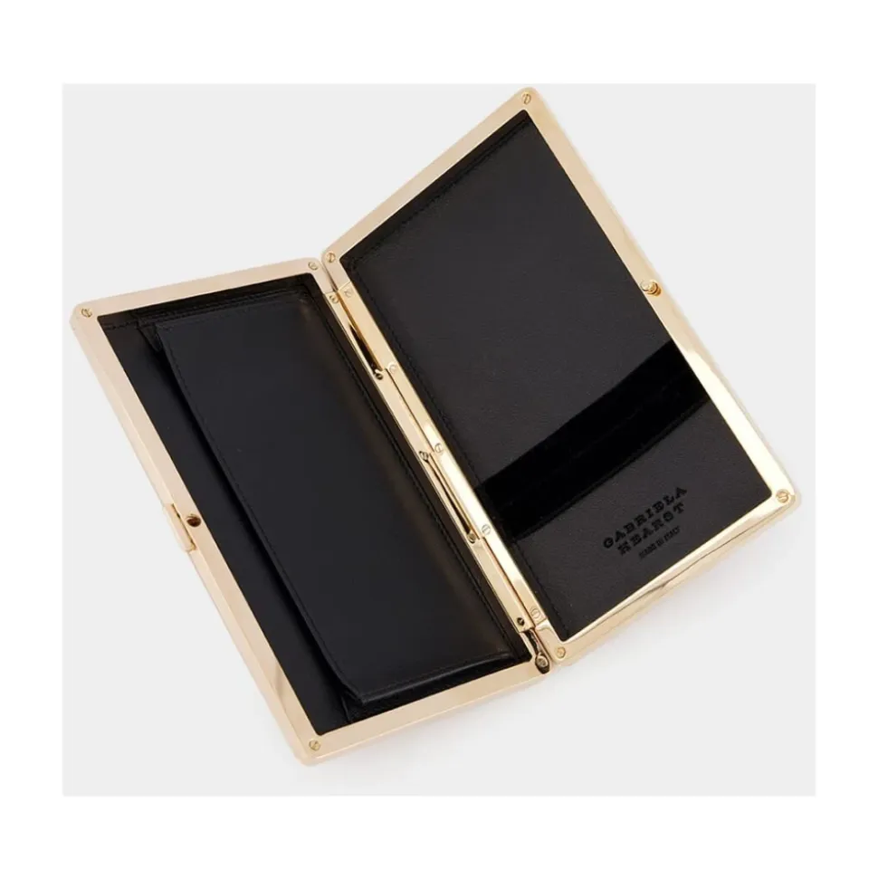 Vintage Allure Leder Clutch Tasche
