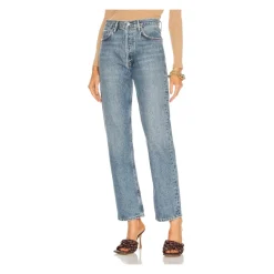 Vintage High Rise Straight Jeans