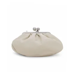 Weiche Leder-Schultertasche mit Kette