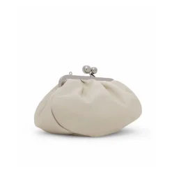 Weiche Leder-Schultertasche mit Kette
