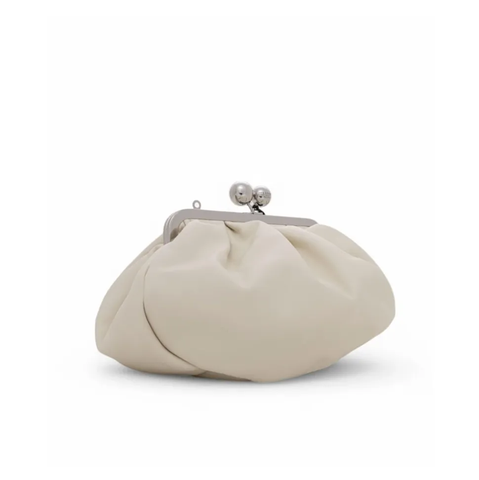 Weiche Leder-Schultertasche mit Kette