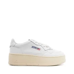 Weiße Kalbsledersneaker