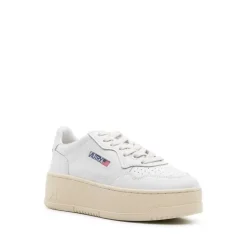 Weiße Kalbsledersneaker