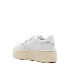 Weiße Kalbsledersneaker