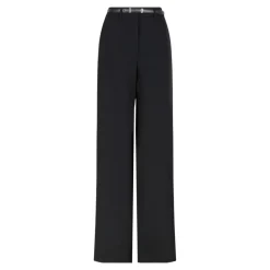 Weite schwarze Hose