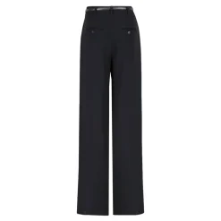 Weite schwarze Hose