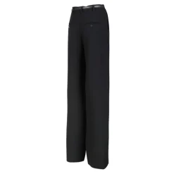 Weite schwarze Hose