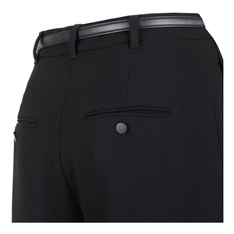 Weite schwarze Hose