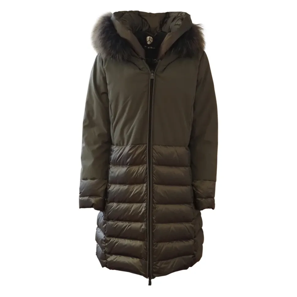 Winterparka mit echter Pelzkapuze