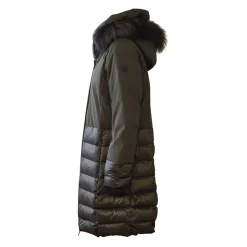 Winterparka mit echter Pelzkapuze