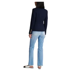 Woll-Blazer mit doppelter Knopfleiste