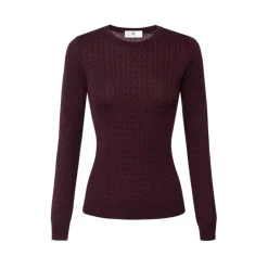 Wollpullover mit Jacquard-Mikro-Logo