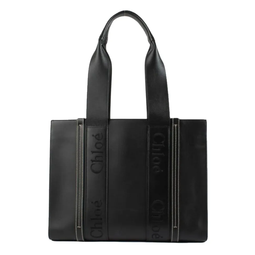 Woody Medium Leder Tote