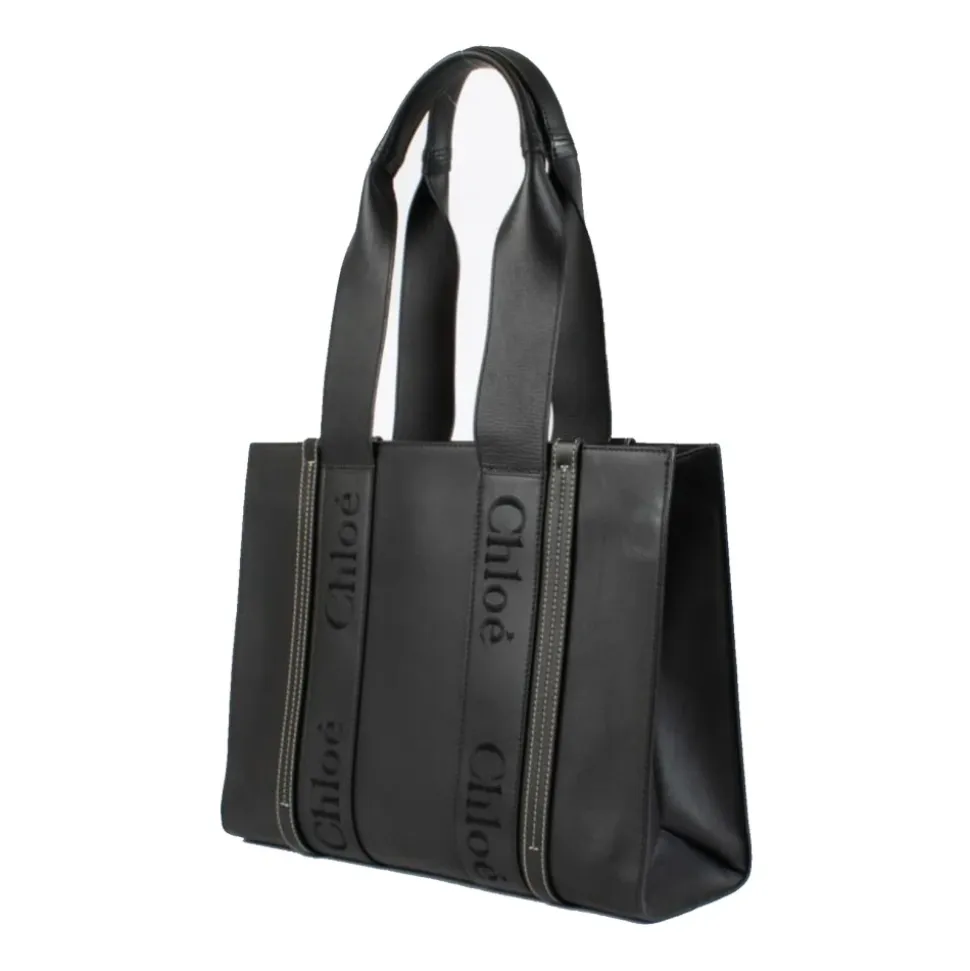 Woody Medium Leder Tote