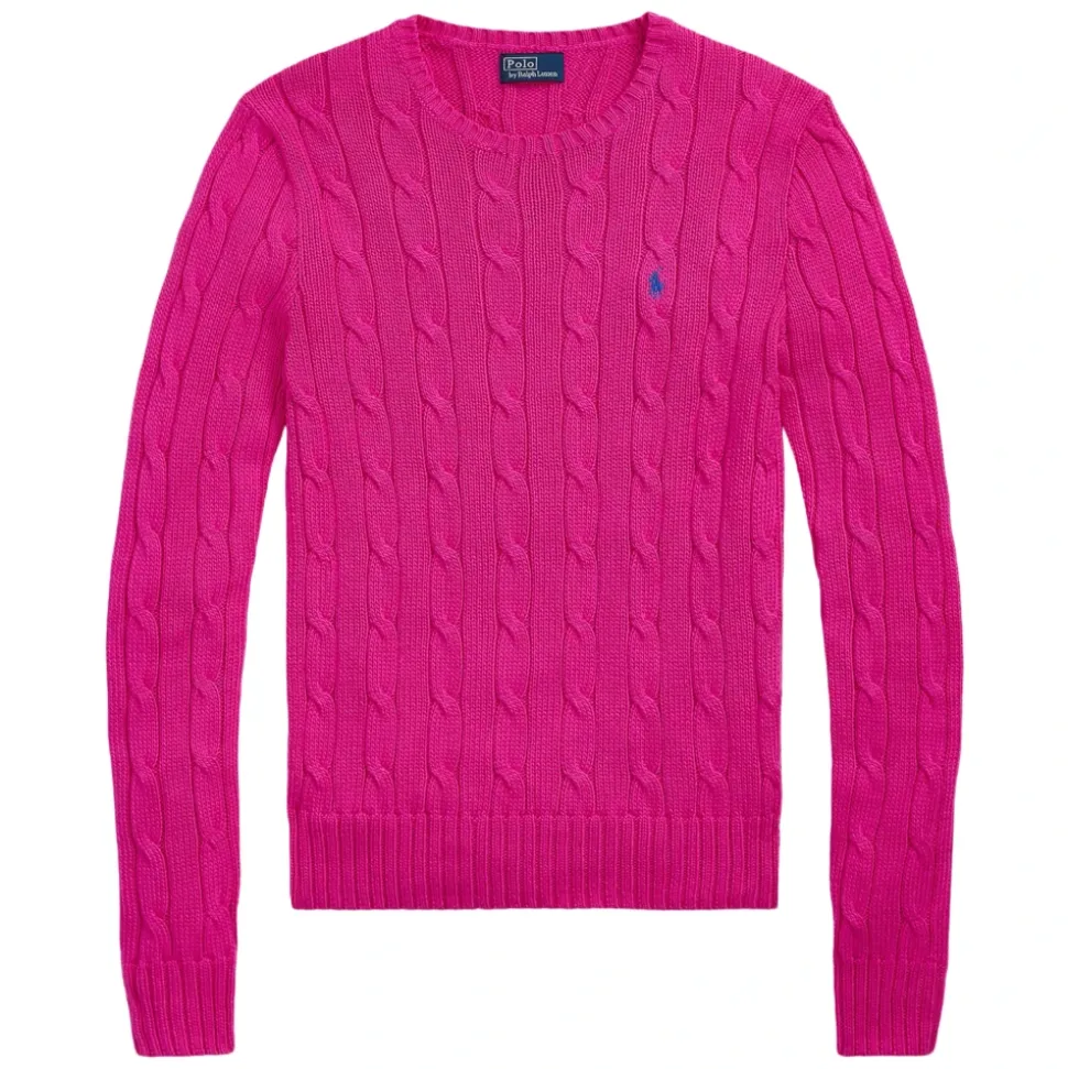 Zopfmuster-Pullover