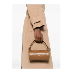 Zylindrische Tasche mit Tragegriff
